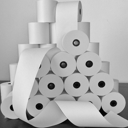 رول حساس|رول حرارتی|رول فیش پرینتر|کاغذ فیش پرینتر|رسید مشتری